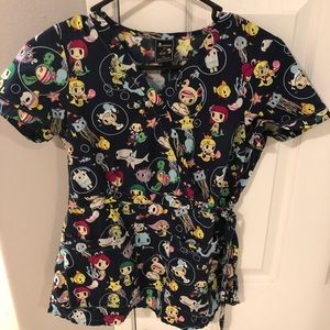 KOI brand TOKI DOKI scrub top